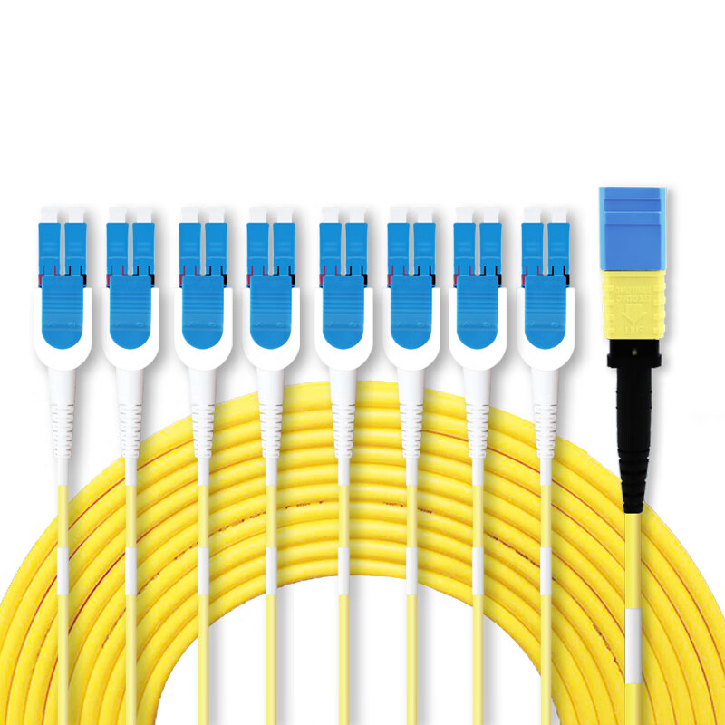 tefuji 富基mpo-lc测试级12芯光纤跳线 进口插芯 3米