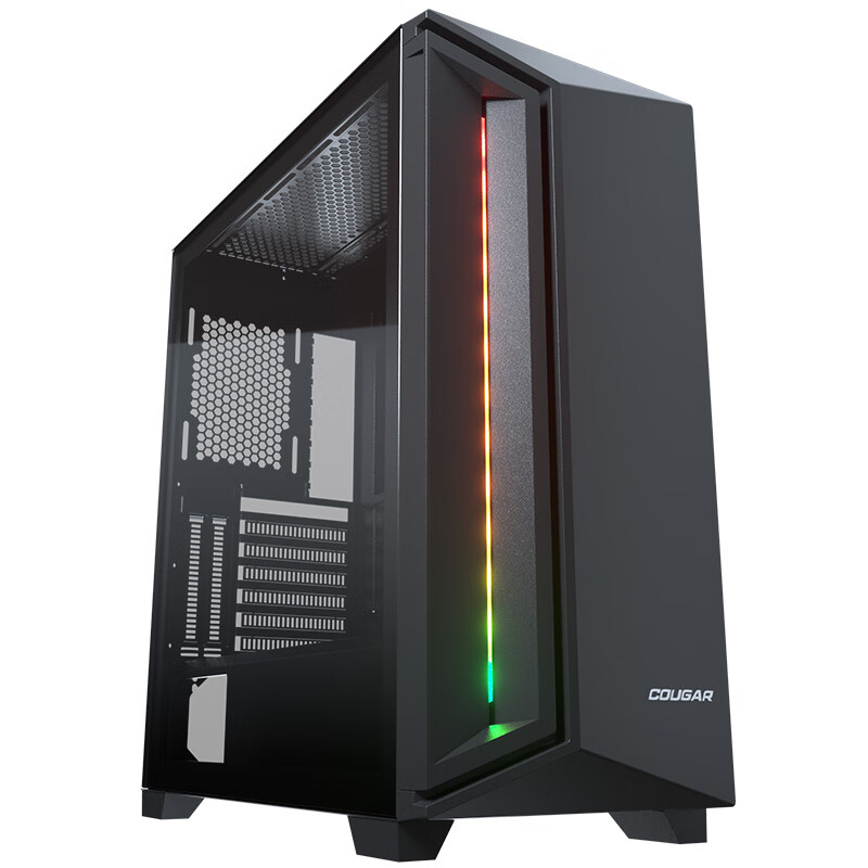 者x7台式机电脑机箱 eatx全侧透前置5v神光同步灯条360冷排电竞主机箱