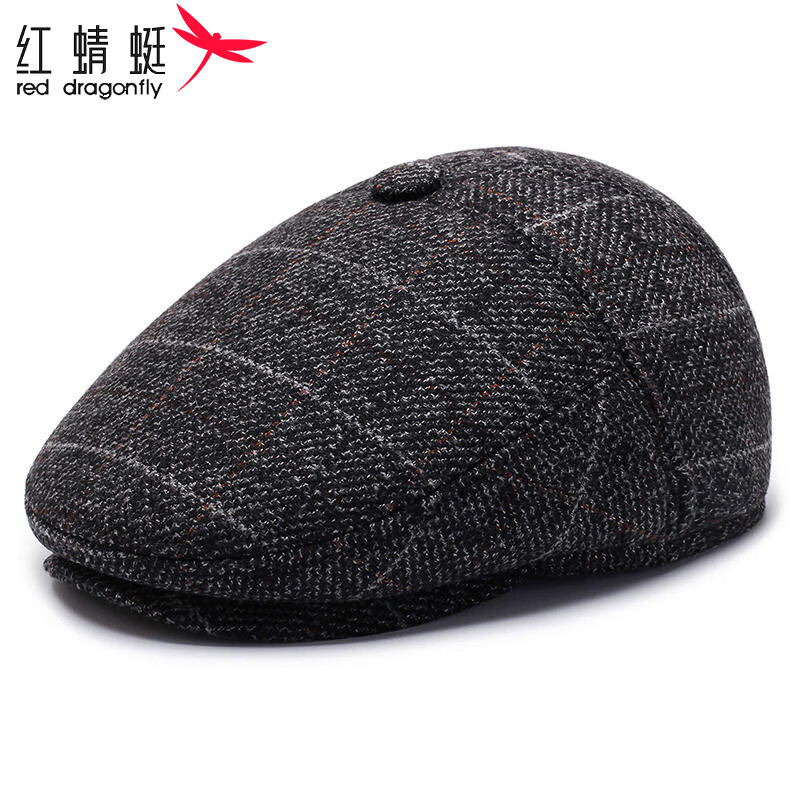 红蜻蜓中老年人秋冬季加绒加厚前进帽护耳保暖帽爷爷爸爸老头帽鸭舌帽属于什么档次？