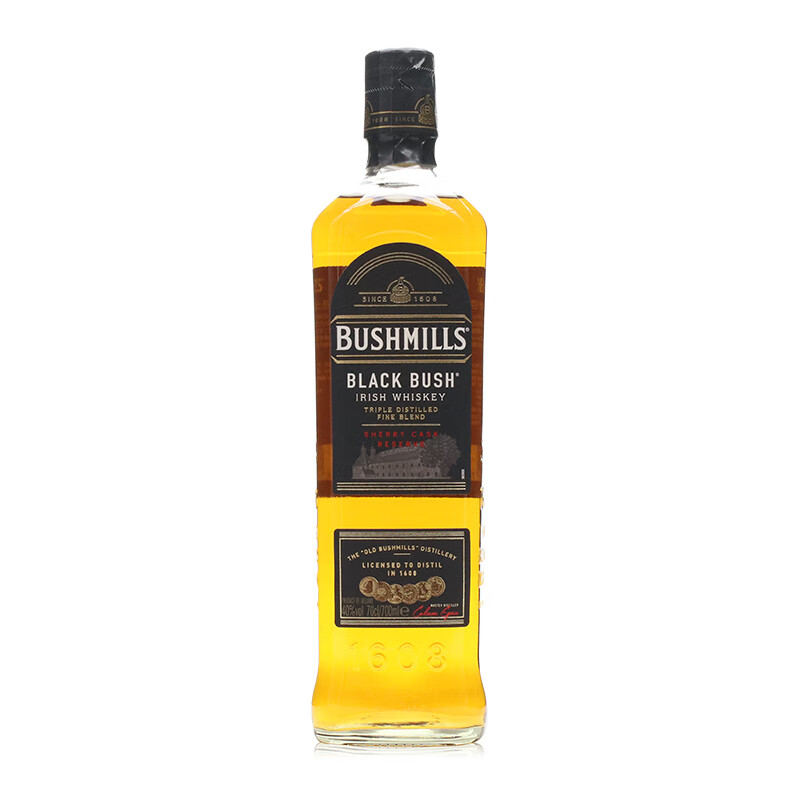 百世醇（BUSHMILLS）洋酒 百世醇Bushmills 爱尔兰威士忌 布什米尔斯进口烈酒 百世醇黑标