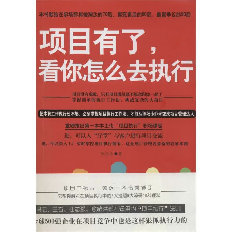 项目有了,看你怎么去执行