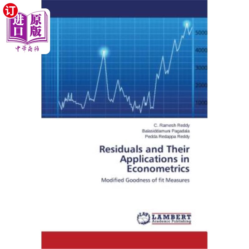 海外直订residuals and their applications in econometrics 残差