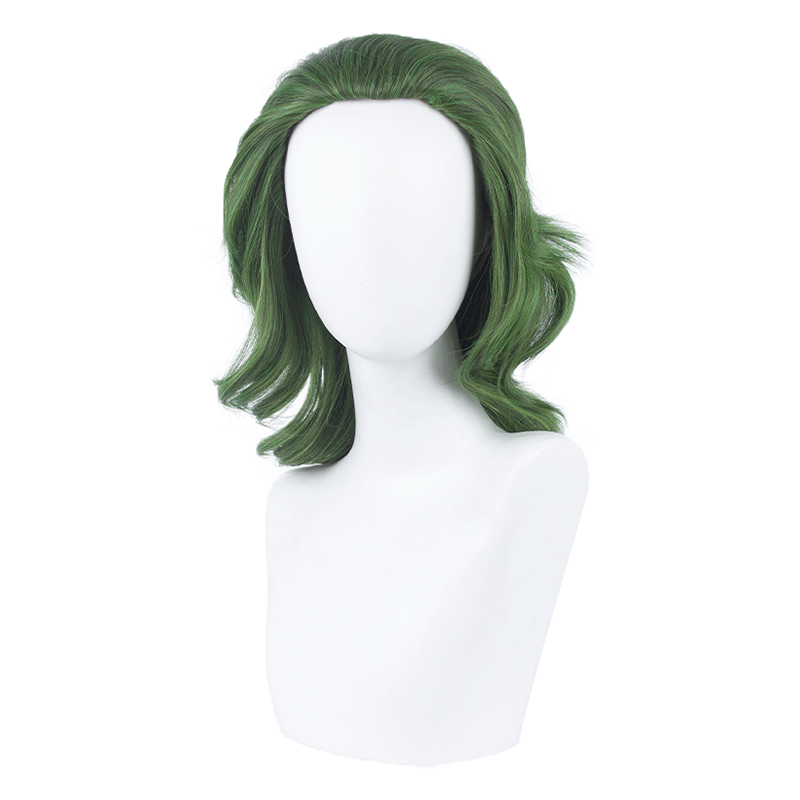 天使丝丝小丑电影joker亚瑟 弗莱克绿色短卷发假发头发万圣节舞会假发