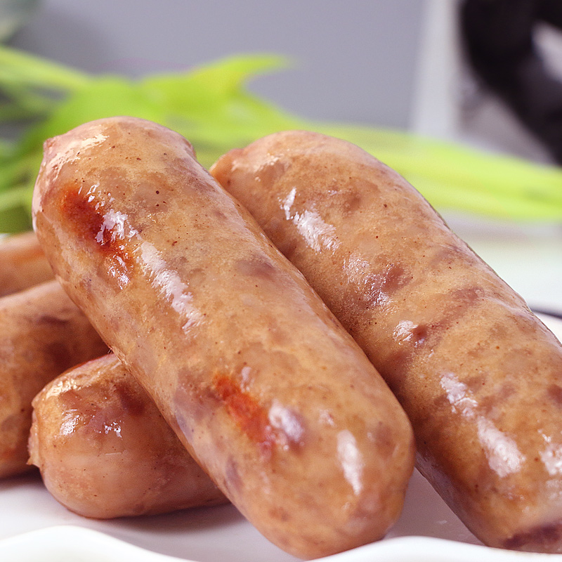 雄丰原味火山石烤肠（3斤/袋）热狗香肠猪肉台式早餐食品肠烧烤批发