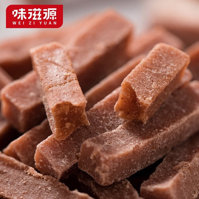 味滋源休闲零食特产小吃 饱腹代餐小糕点面包零食甜点美食 山楂条 500g 如图