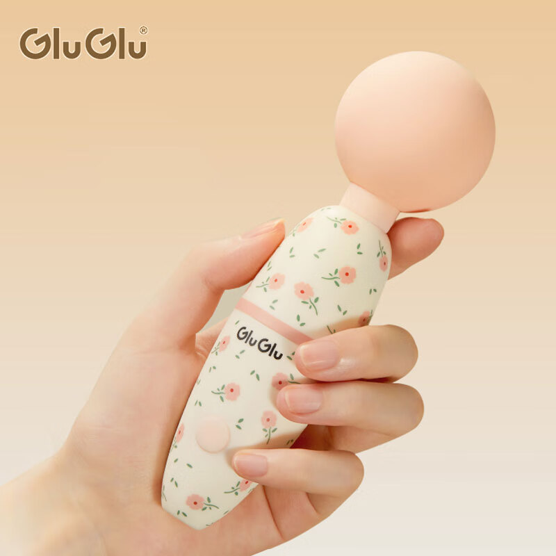 GLUGLU嗨嗨震动棒av按摩棒女性专用成人玩具自慰器女用阴蒂高潮调情趣品 【进阶升级】碎花粉遥控器版+润滑+绑腿带+收纳包