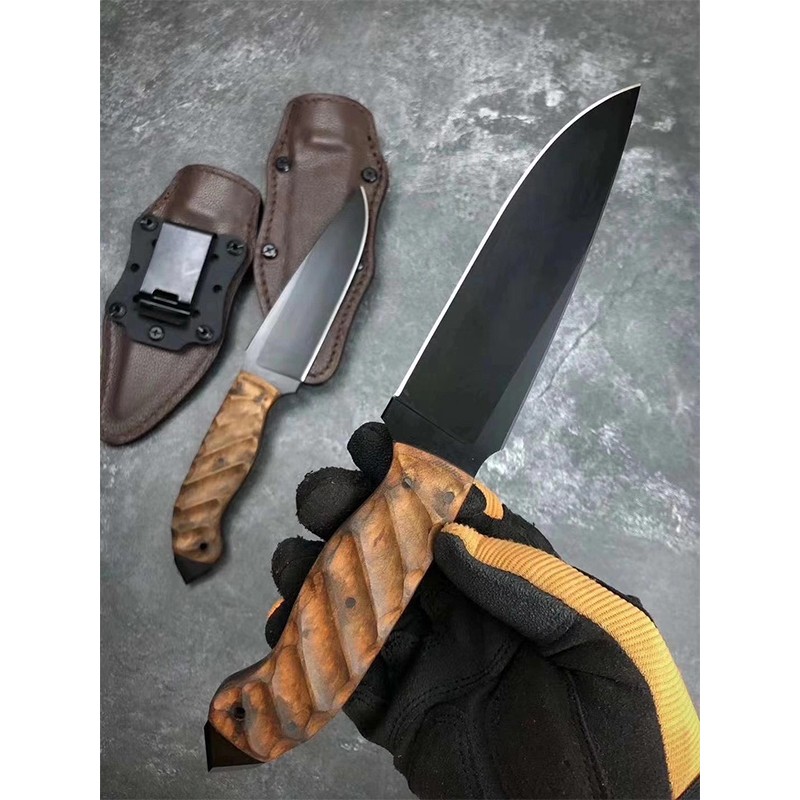 温克勒abs刀匠ms级锻刀师傅wasp sculpted直刀a2高硬度合金一体钢刀