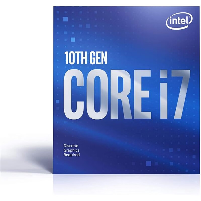 英特尔（Intel） 【JD物流 日本直邮】酷睿 i7台式机处理器盒装CPU 8核16线程 高达 Corei7-10700F