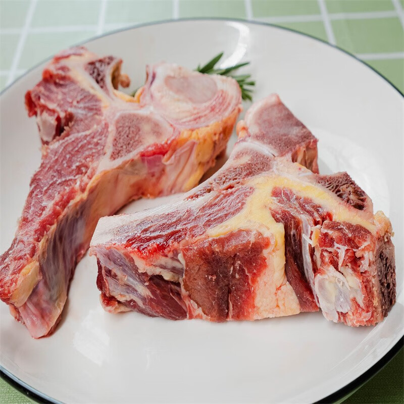 绿鲜印象(lvyeyinxiang)新鲜冷冻原切牛脊骨美味牛蝎子火锅食材鲜肉类