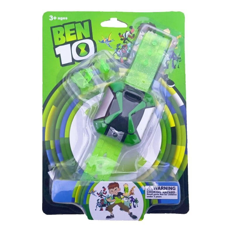 田小班的手表少年骇客黑科技炫酷变身器ben:10发射投影手表 ben 10