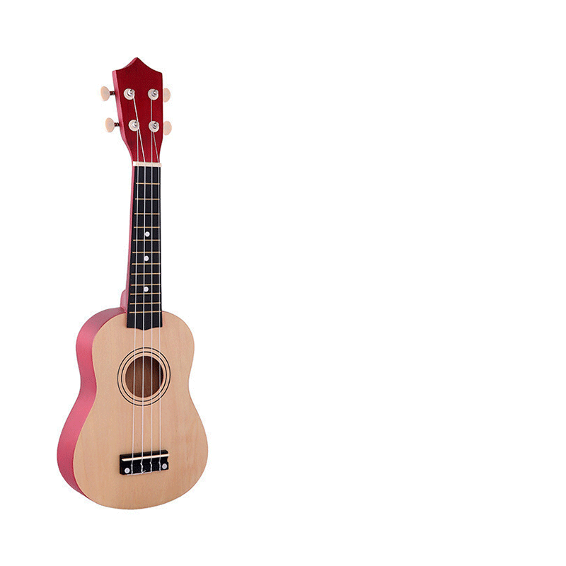 曲漾 21寸木制小吉他 四弦儿童小吉他初学者吉他表演吉他演奏吉他 21