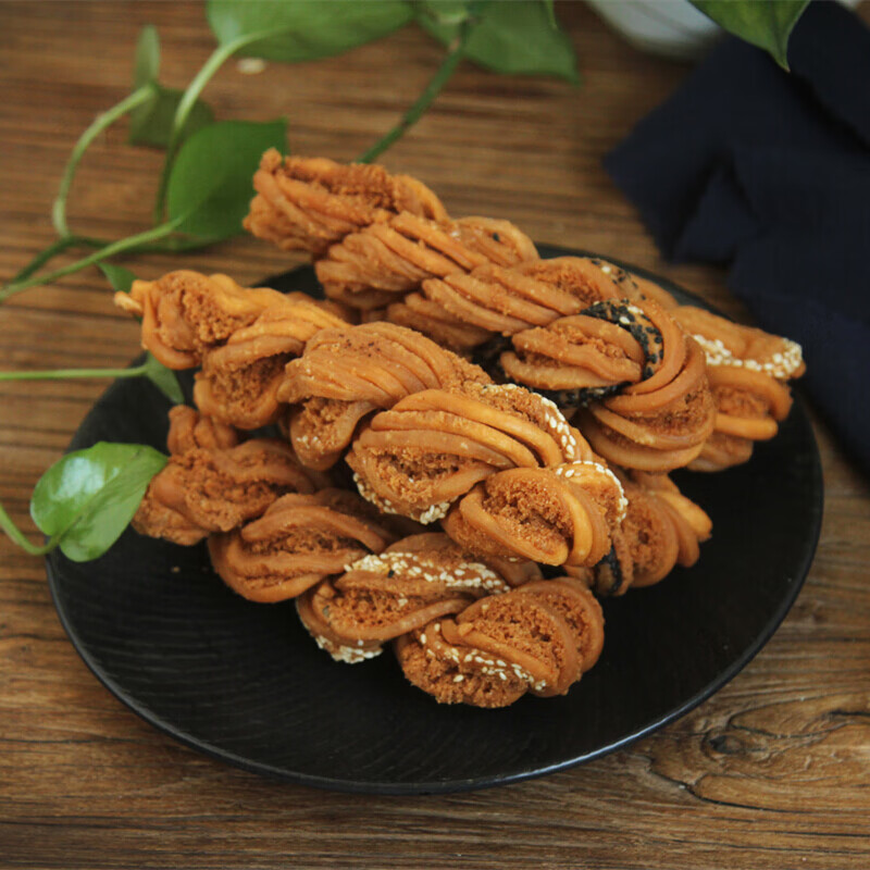 虎钢馋大天津传统特产零食手工香酥脆小麻花散装