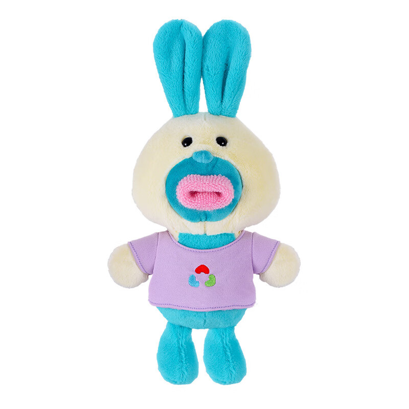 香肠嘴丑娃娃毛绒玩具会说话社恐嘴替抖音同款创意趣味 兔仔子(兔子)