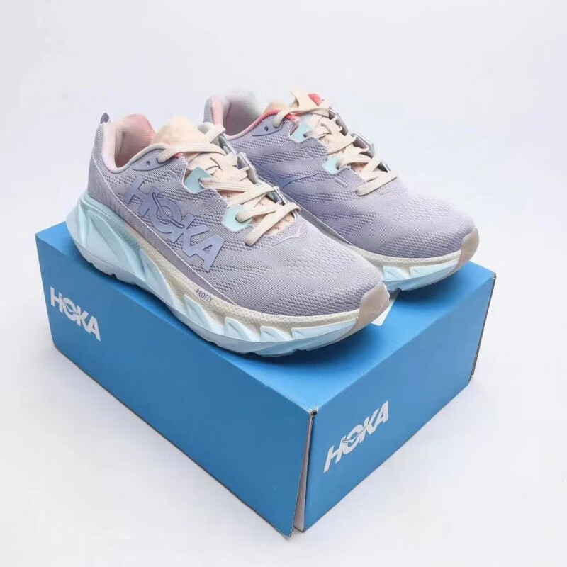 hoka艾利文户外跑鞋elevon2透气减震防滑男女运动鞋休闲运动跑步 浅蓝