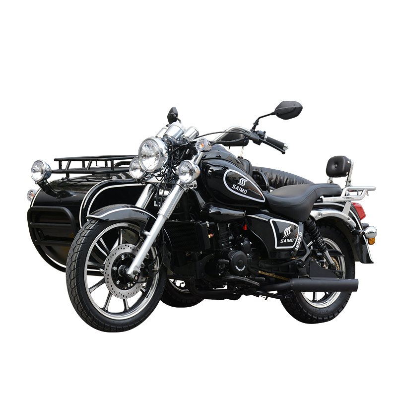 賽摩邊三輪摩托車水冷300cc復古太子車偏三輪侉子電噴可上牌 德國灰 水冷300cc（可上牌）