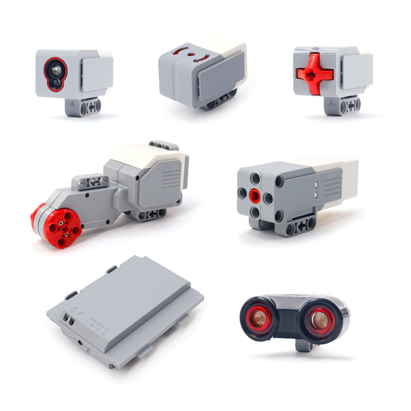 乐高(lego)积木ev3电子配件零件颜色触动超声波陀螺仪传感器马达45544