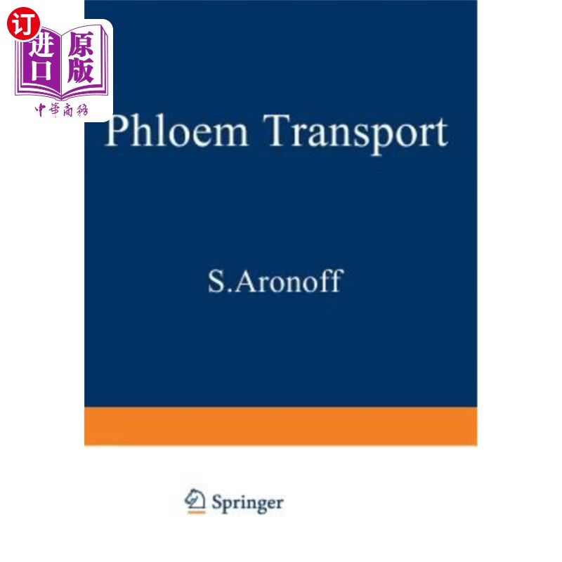 海外直订phloem transport 韧皮部运输