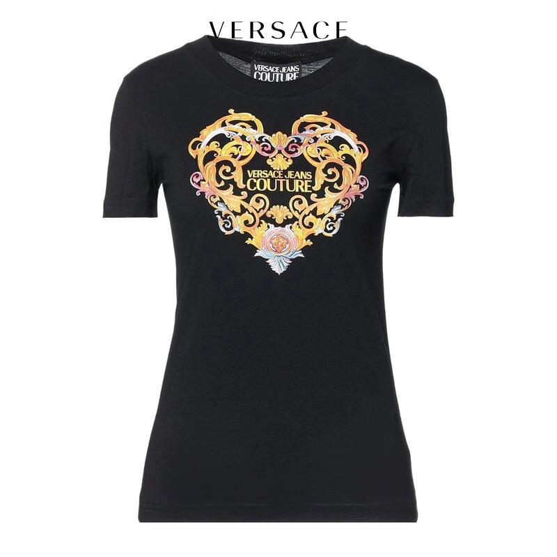 范思哲(versace)七夕礼物 女士t恤 black m int