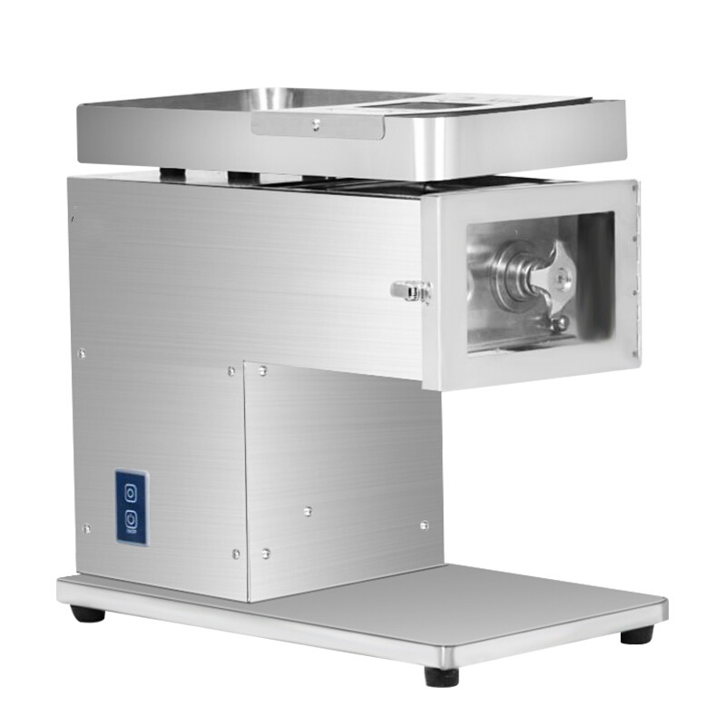 煜灿商用切肉机碎肉机小型台式不锈钢切肉切片切丝切丁机 刀距2.5mm