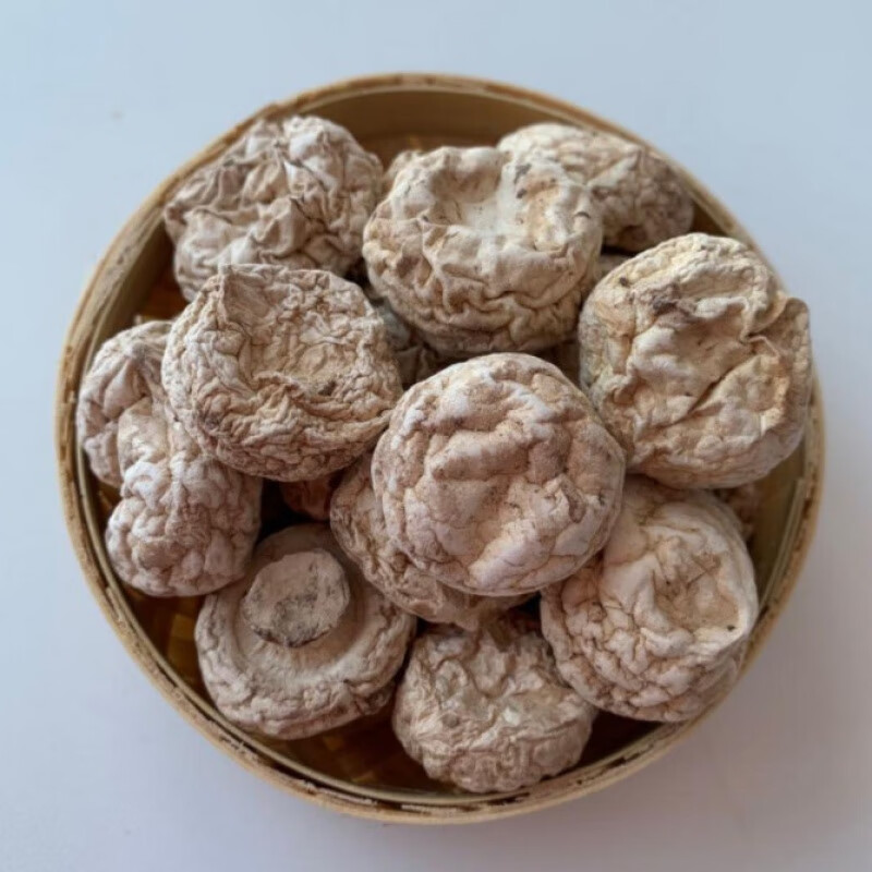 口菇菌干那拉提白蘑菇干白草菇增鲜滑嫩爽口净重 草原景区干白蘑菇2斤