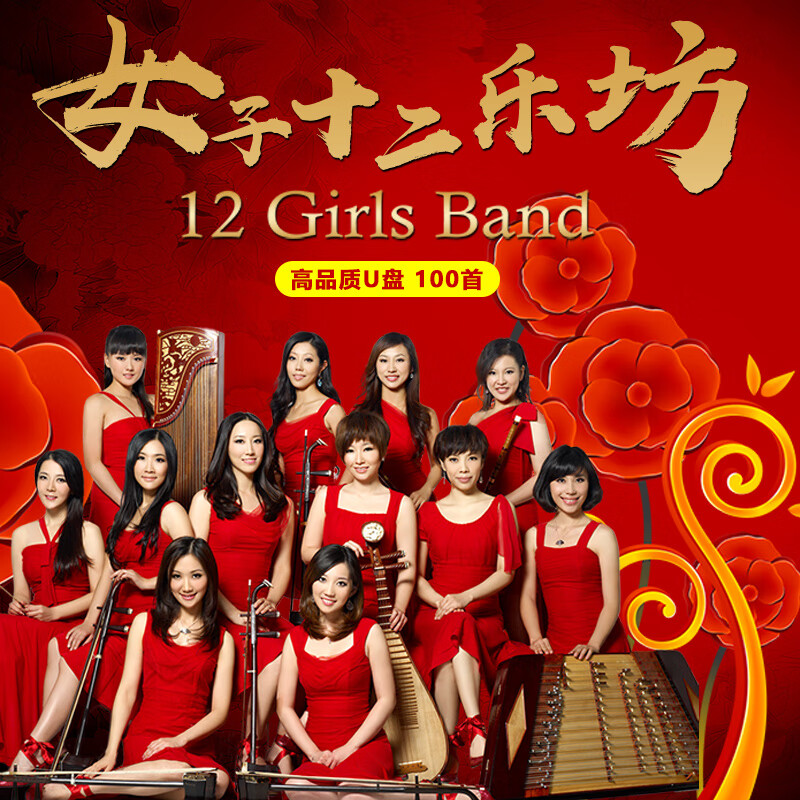 映棠车载女子十二乐坊车载u盘民族乐器古筝二胡纯音乐车用音乐usb优盘