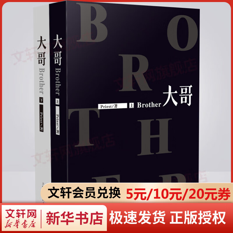 大哥（上下）全两册 priest小说 另著《默读》《杀破狼》《有匪》
