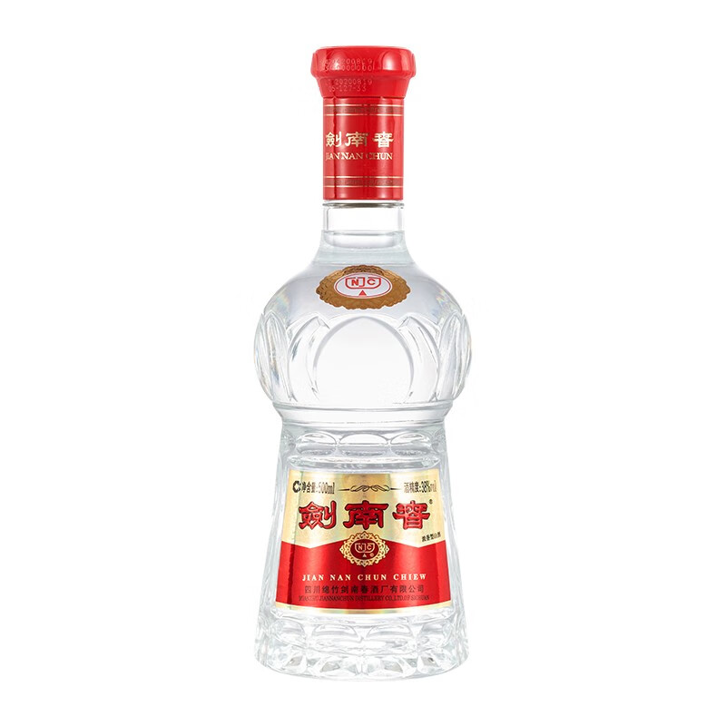 剑南春水晶剑38度单瓶装白酒500ml口感浓香型新老包装随机发货bhamde