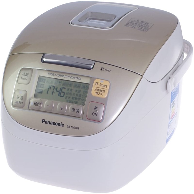 松下(panasonic)99新 sr-mg103 备长炭全面波纹远红外两面黑锅电饭煲