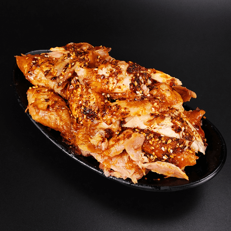 凤起正宗德州麻油鸡500g 麻油香鸡麻辣味德州脱骨扒鸡烧鸡 下酒菜即食 麻油鸡