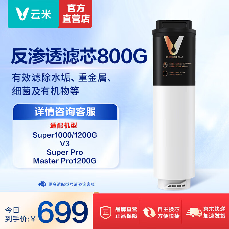���ף�VIOMI����о���侻ˮ��Super 1200G/Vision��ˮ��1200G/Super Pro 1200G/���Ⱦ�ˮ��?Master?Pro?1200G ����͸��о800G