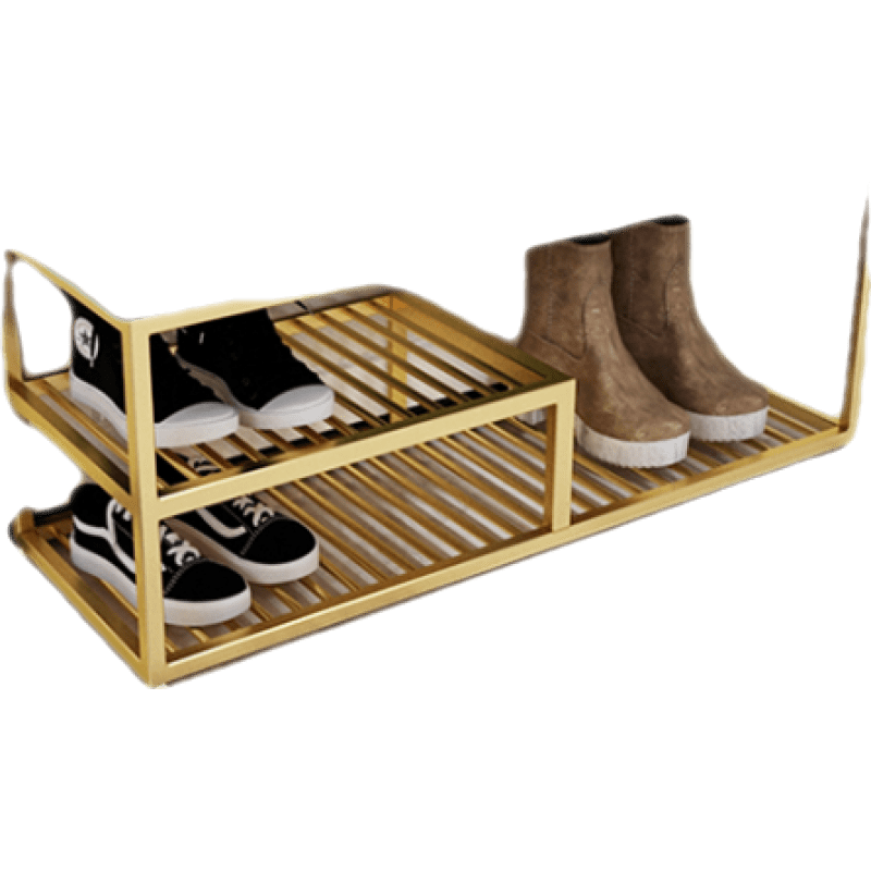 酷本北欧现代简约换鞋凳家用门口放鞋可坐休闲凳穿鞋鞋店专用鞋凳 长款鞋凳60*35*45灰色