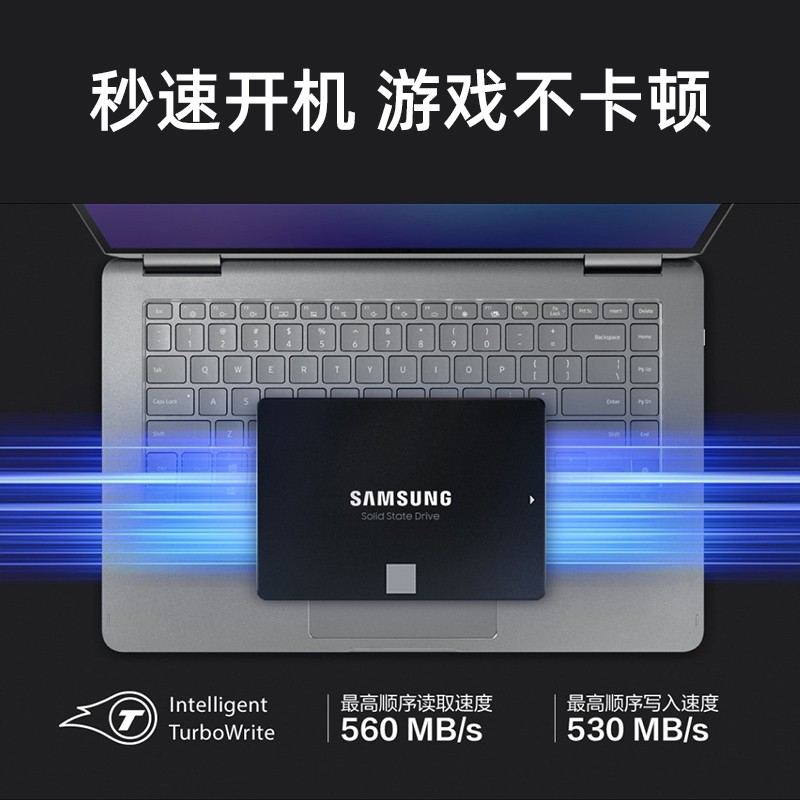 三星（SAMSUNG）250GB SSD固态硬盘 SATA3.0接口 870 EVO（MZ-77E250B）