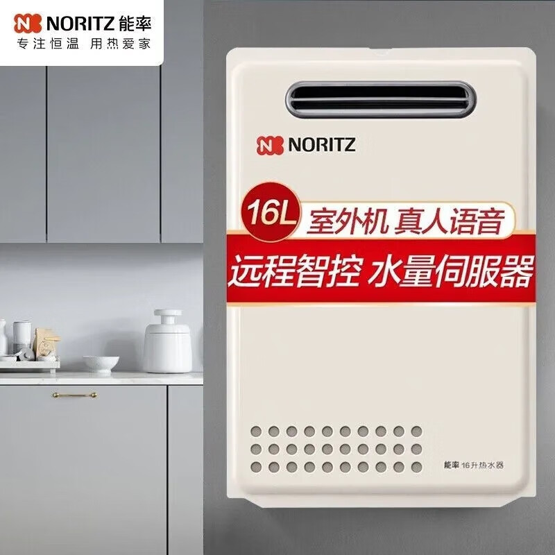 能率16升20升室外机恒温燃气热水器d2水量伺服器防冻变频强排式天然气