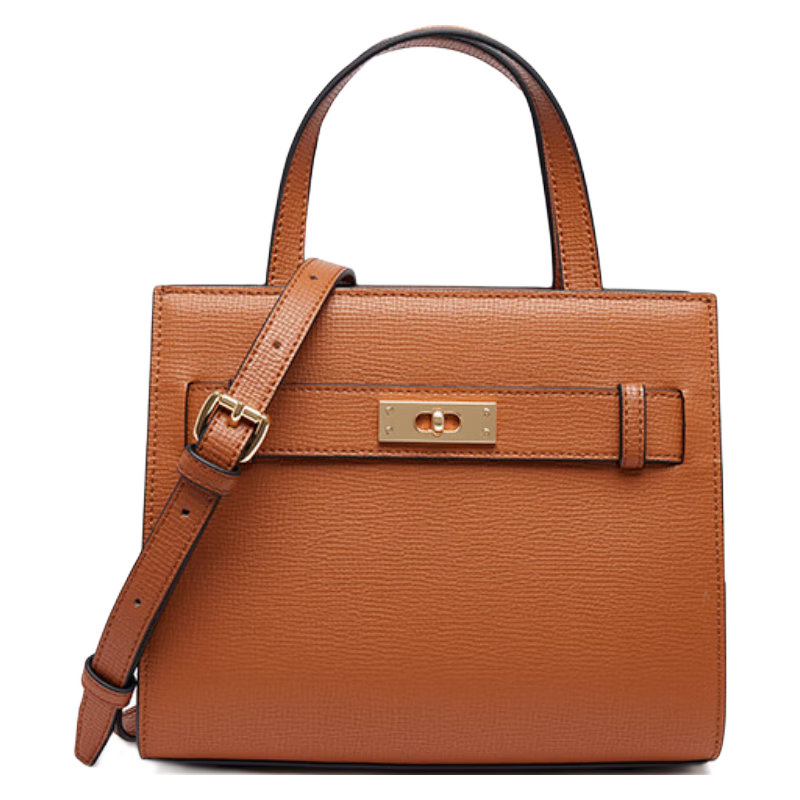 夢(mèng)特嬌（MONTAGUT）女包七夕通勤手提包女時(shí)尚復古斜挎包優(yōu)雅高級感媽媽包 焦糖