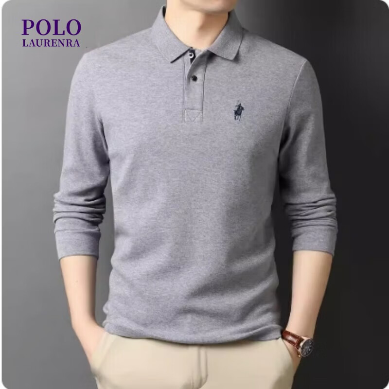 ���������޸߶�Ʒ�Ƴ���polo����װ�����¿���崿�����д���������T�� ��ɫ XL ������140-160�