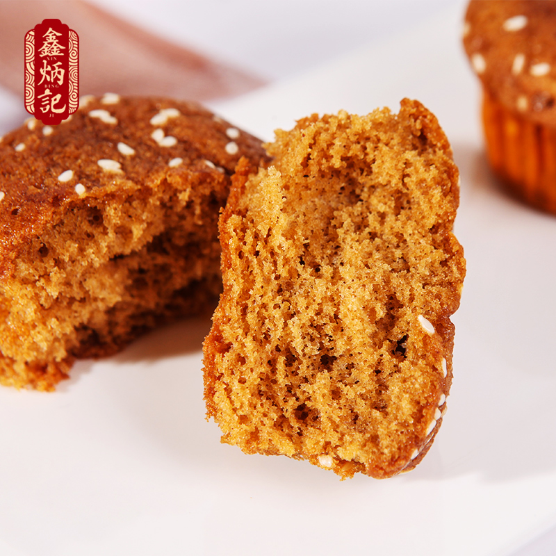 鑫炳记蜂蜜红枣糕山西特产点心办公室休闲零食早餐下午茶糕点 750g