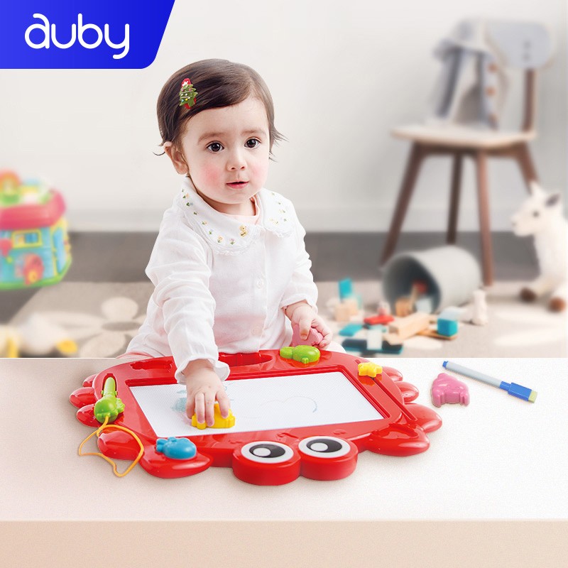 澳贝（AUBY）婴儿童玩具男孩女孩宝宝大号磁性美术双面彩色画