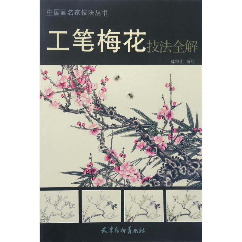 工笔梅花技法全解 林细山 编绘 书籍