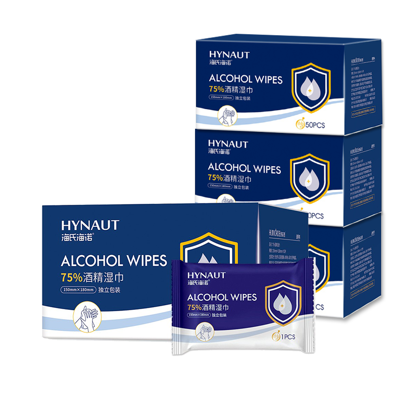 ���Ϻ�ŵ �ƾ�ʪ��������װ��ߴ�ƾ���Ƭ75%ҽ������ʪ��С��װ��Я  �ƾ�ʪ��15*18cm50Ƭ/�У�������װ�� 14.9Ԫ