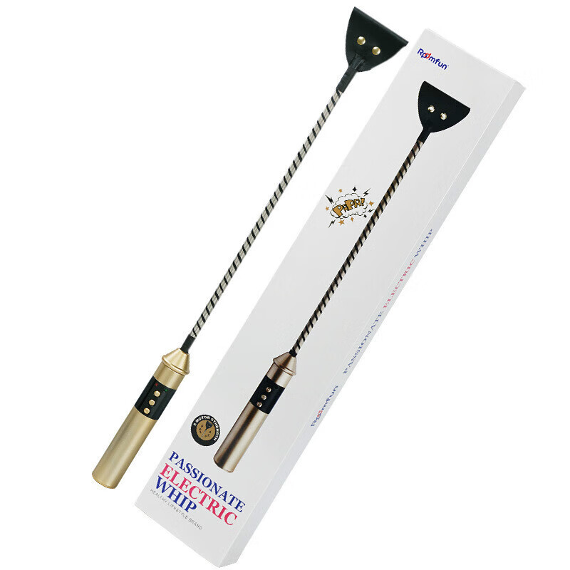 情趣用品sm道具惩罚合欢脉冲棒夫妻房趣用品 电子脉冲皮(金色)