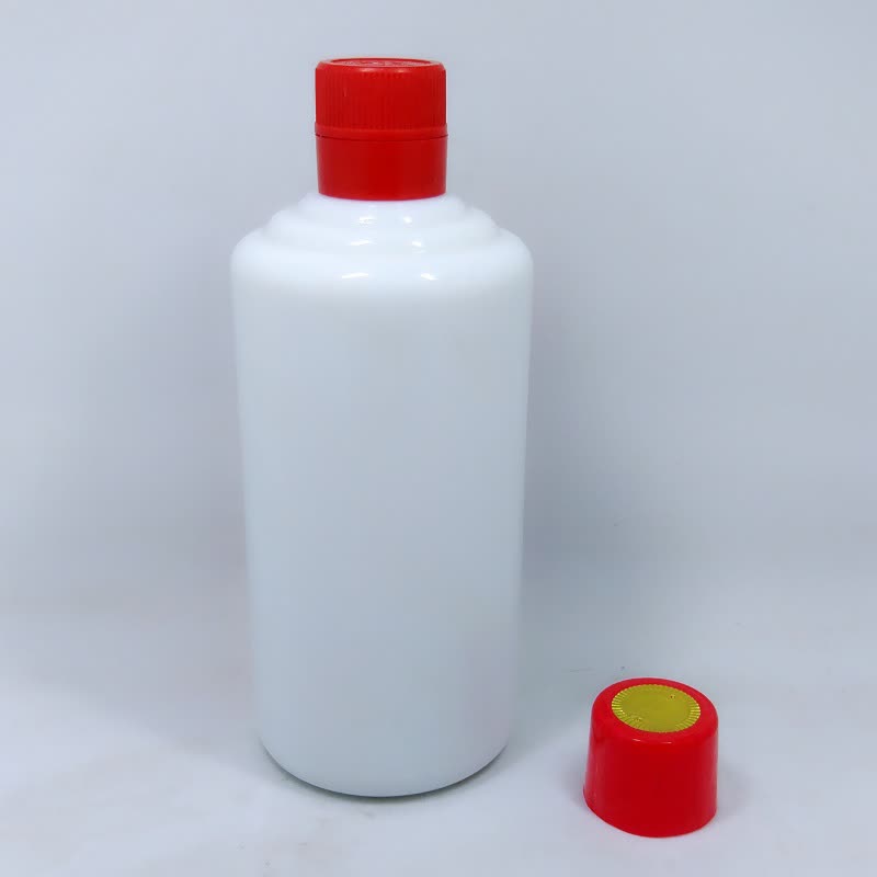 白瓷酒瓶空酒瓶 陶瓷酒瓶乳白酒瓶500毫升装酒瓶 白酒空酒瓶1斤装 丝