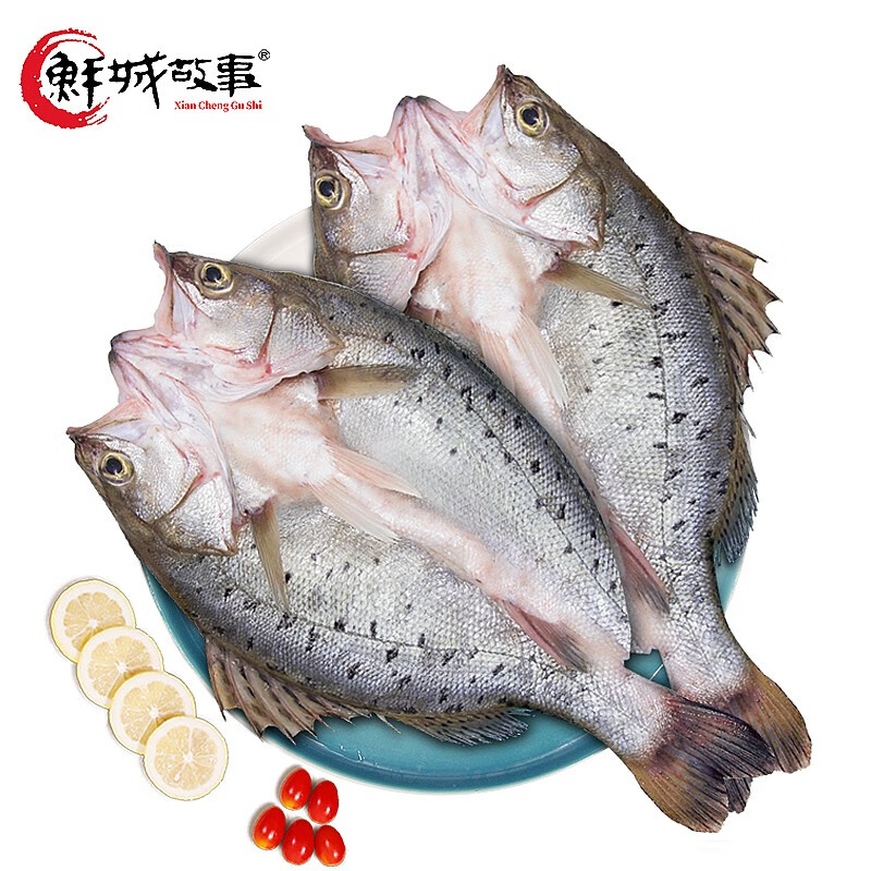 鲜城故事 速冻珠海三去白蕉海鲈鱼700g(2条) 地标特产CNAS认证烧烤轻食海鲜水产