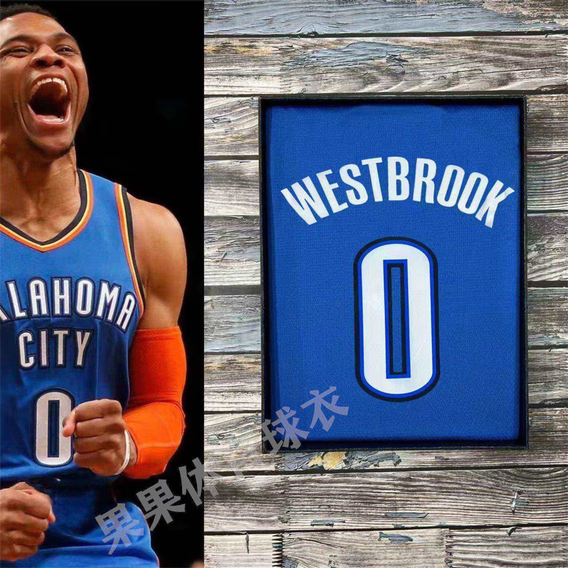 轩晤雷霆队13号乔治城市版球衣裤套装威少杜兰特男美式背心定制篮球服