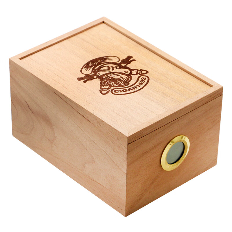茄龙 （CIGARLOONG）西班牙雪松木纯实木雪茄盒 加厚版雪茄加湿保湿箱 鹰