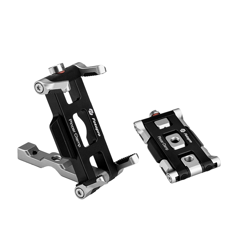 富圖寶 Fotopro pincer clamp 全金屬多用手機(jī)架 燕尾槽手機(jī)夾 阿卡通用快拆板