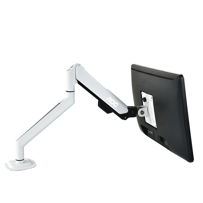 AOC 白色单屏(SWX01)显示器支架/自由悬停/桌面夹持/孔状安装/360°旋转5115400