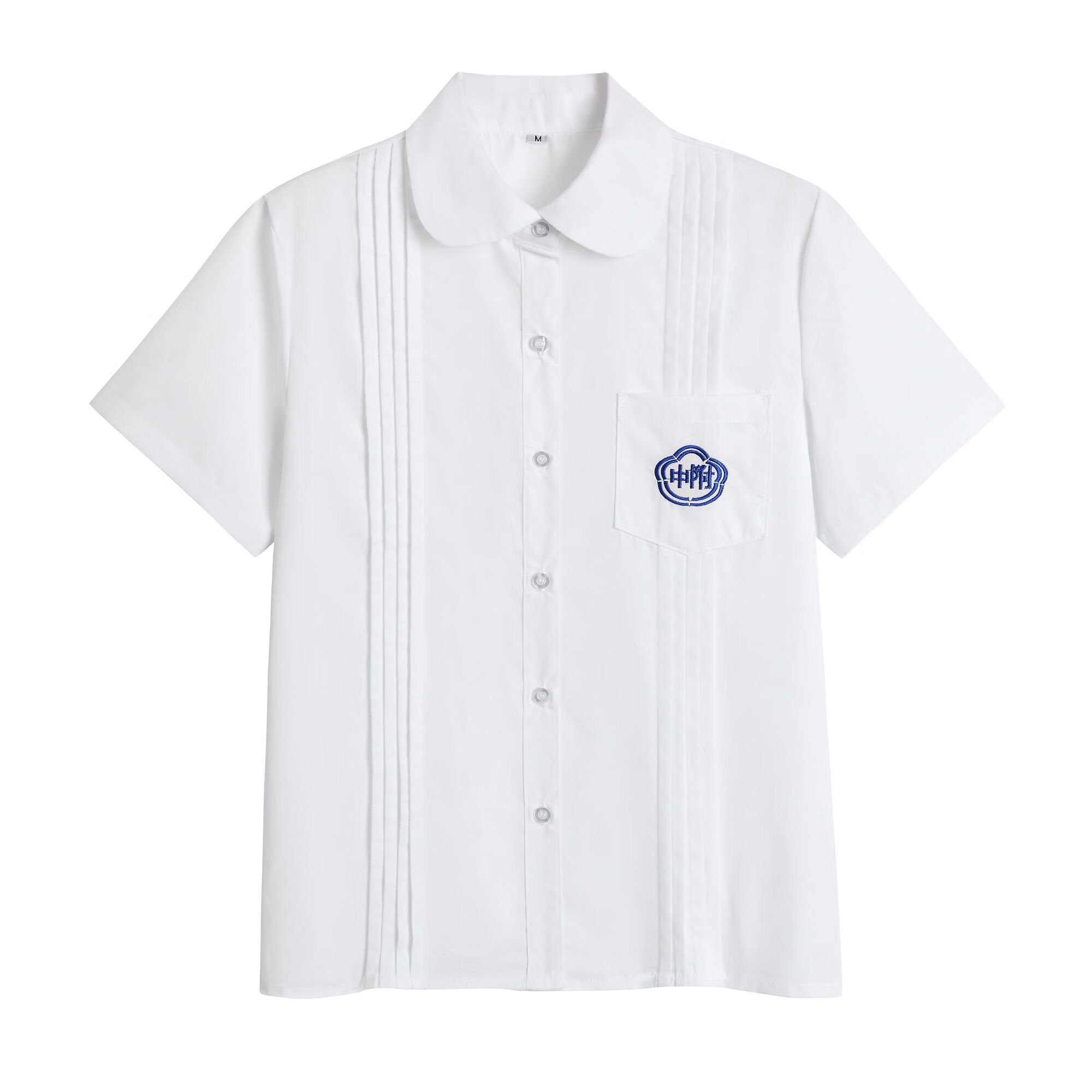 ujxw风琴褶衬衫女台湾附中校服套装jk制服短袖高中学生学院毕业班服秋