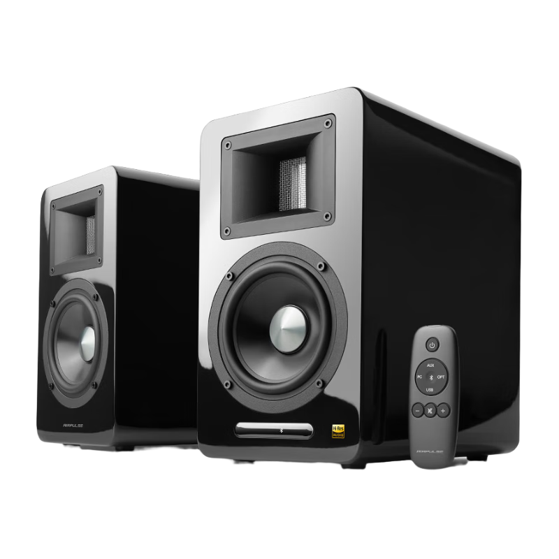 EDIFIER 漫步者 AIRPULSE A100 2.0声道 居家 多媒体音箱 黑色
