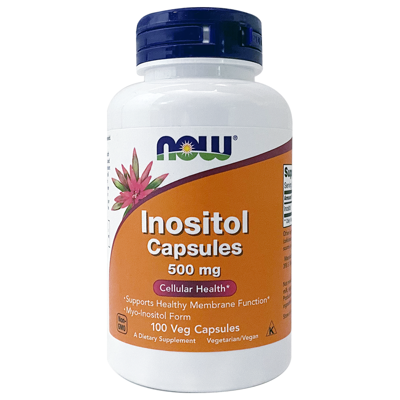 inositol,inositol capsules 美国now foods诺奥肌醇myo-inositol myo肌醇500毫克100粒 囊