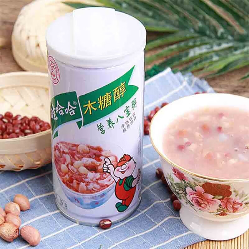 娃哈哈娃哈哈木糖醇八宝粥350g*12罐营养早餐即食方便速食粥可加热